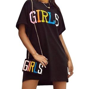 Lavish “G I R L S” Shirt Dress